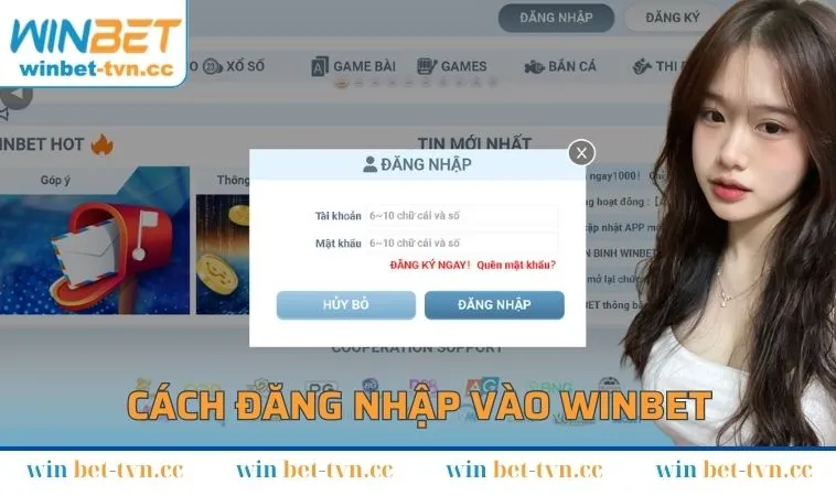 Cách đăng nhập vào WINBET